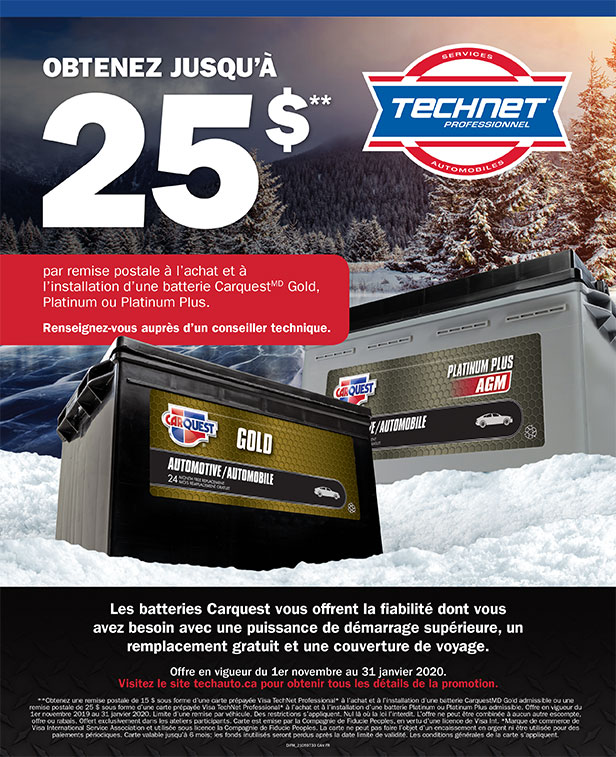 Promotion en cours promotion automobile garage tech-net st-joseph-du-lac